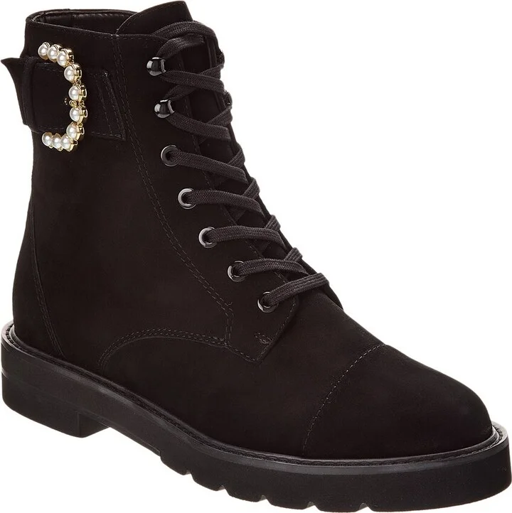 Stuart Weitzman Piper Lift Suede Bootie
