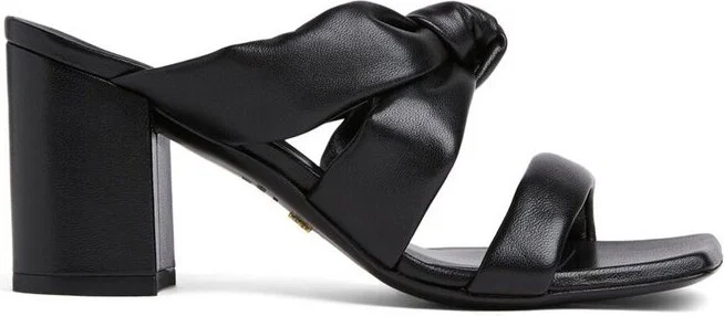 Stuart Weitzman Playa 75 Knot Block Slides