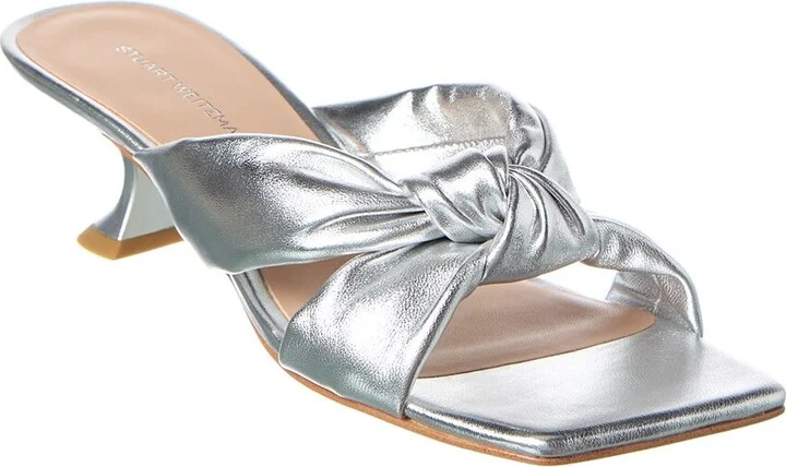 Stuart Weitzman Playa Knot Leather Sandal