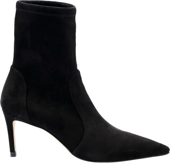 Stuart Weitzman Pointed-Toe Ankle Boots