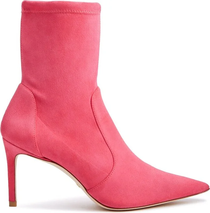 Stuart Weitzman Pointed-Toe High-Ankle Boots