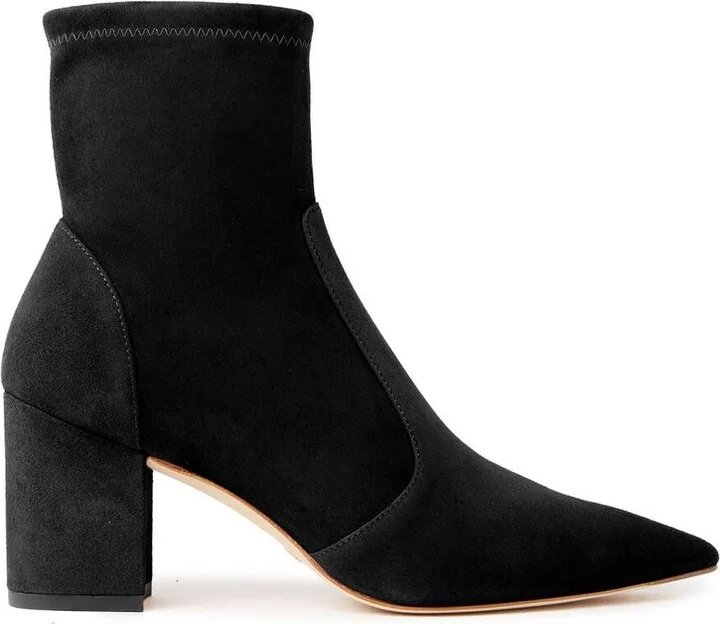 Stuart Weitzman Pointed-Toe Mid Calf-Length Boots