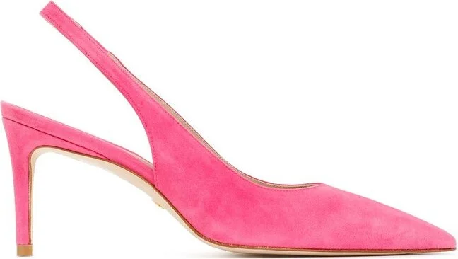 Stuart Weitzman Pointed Toe Slingback Pumps