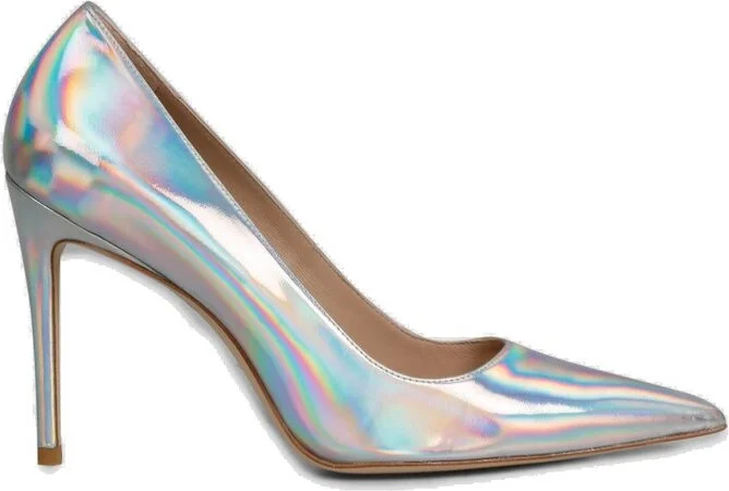 Stuart Weitzman Pointed-Toe Slip-On Pumps