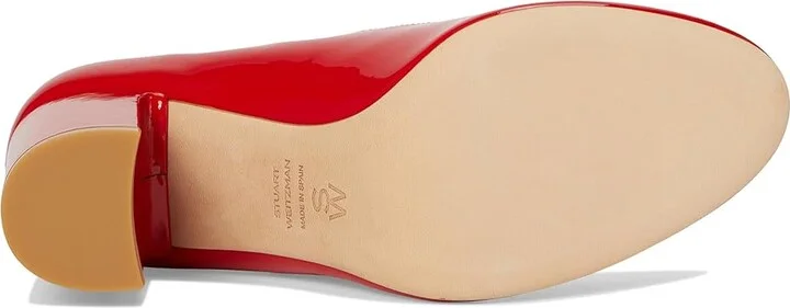 Stuart Weitzman Posh 85 Mary Jane High Women's Heels Adobe : 8 M, Leather - Image 9