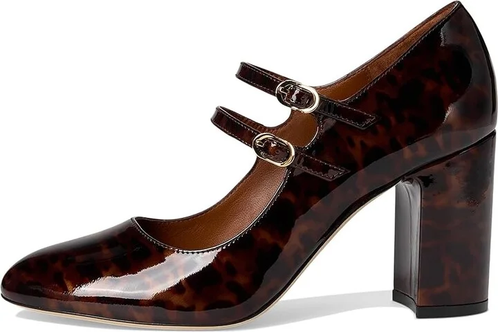 Stuart Weitzman Posh 85 Mary Jane High Women's Heels Dark Brown : 5.5 M, Leather - Image 6