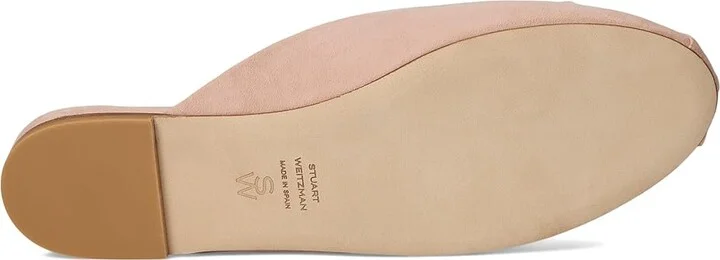 Stuart Weitzman Prima Bow Ballet Mule Women's Shoes Blushful : 6.5 M, Leather - Image 3