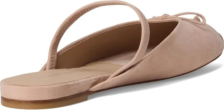 Stuart Weitzman Prima Bow Ballet Mule Women's Shoes Blushful : 6.5 M, Leather - Image 4