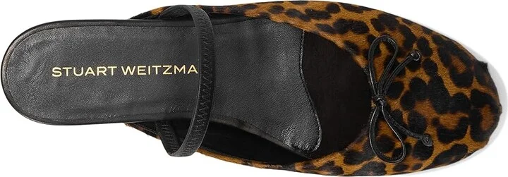 Stuart Weitzman Prima Bow Ballet Mule Women's Shoes Classic : 7 M, Leather - Image 2