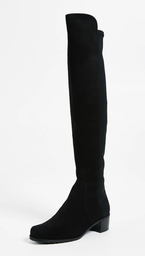 Stuart Weitzman Reserve Stretch Suede Boots - Image 2