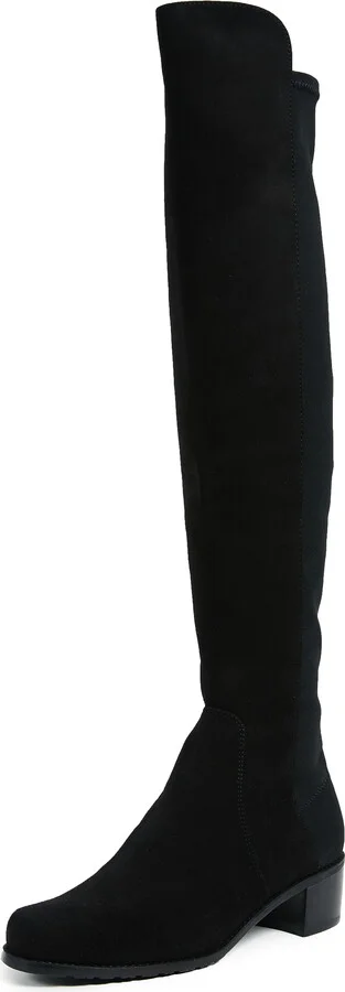 Stuart Weitzman Reserve Stretch Suede Boots