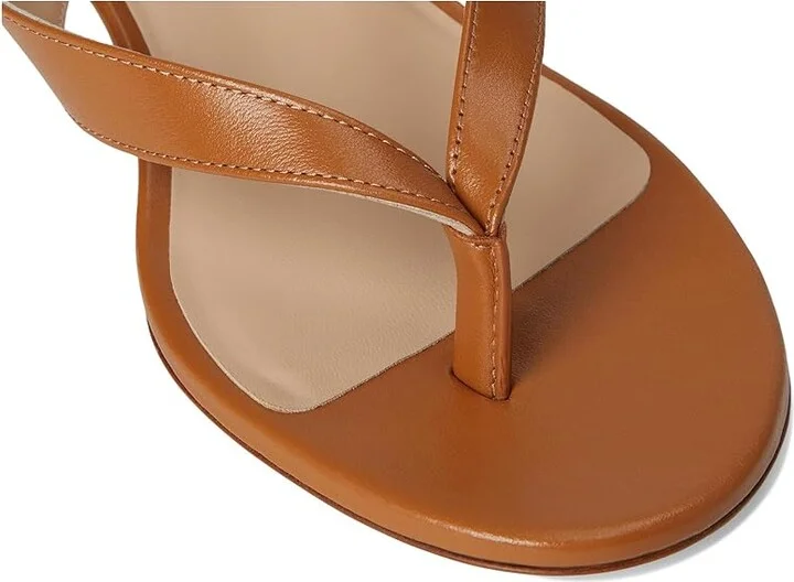 Stuart Weitzman Rio Sleek Sandals 35 Women's Shoes Macchiato : 5 M, Leather - Image 7