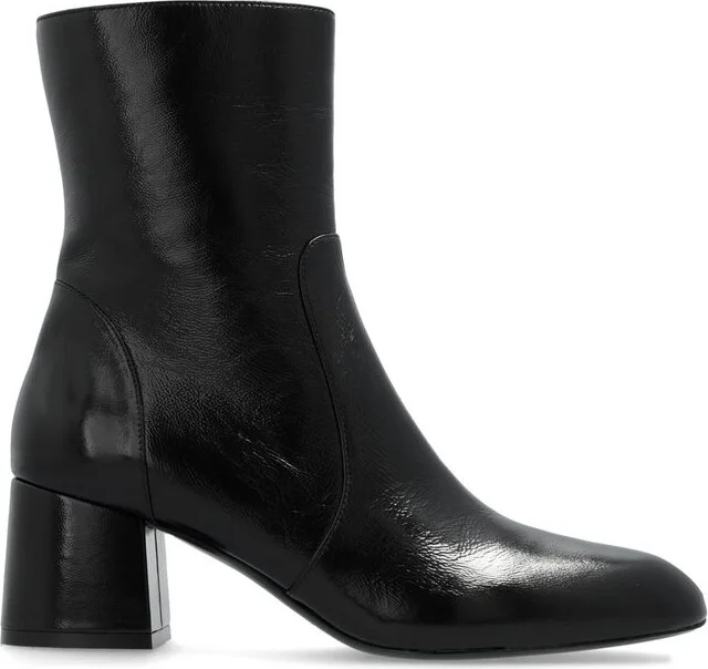 Stuart Weitzman Round Toe Ankle Boots