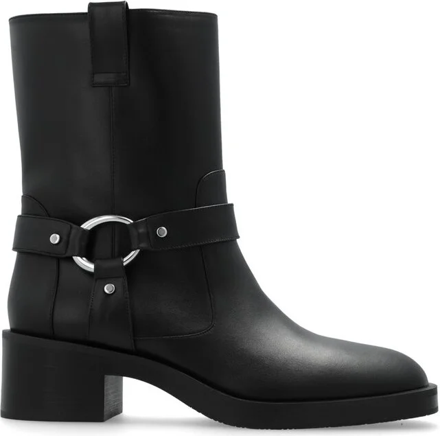 Stuart Weitzman Round Toe Ankle Boots
