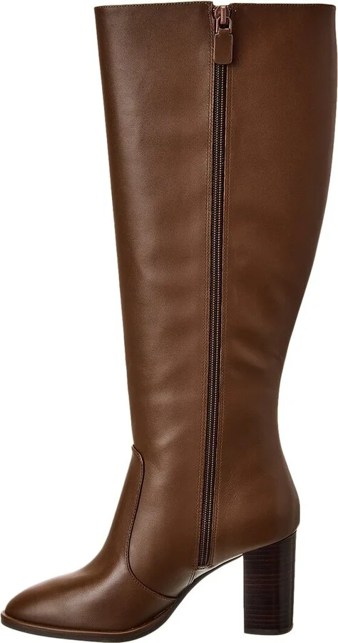 Stuart Weitzman Ryland Zip 80 Leather Knee-High Boot - Image 2