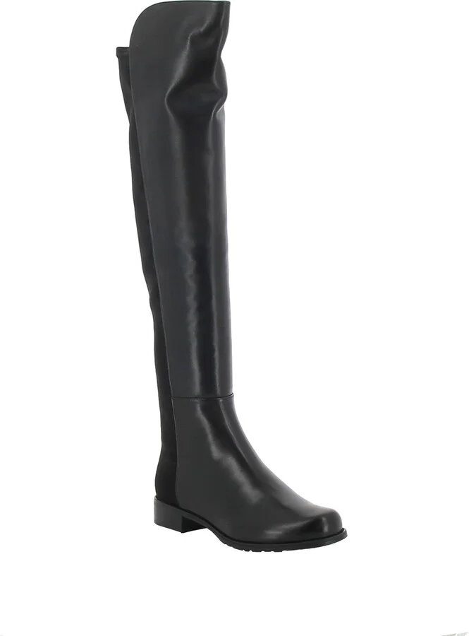 Stuart Weitzman S3999 Black Leather 5050 Boots - Image 2