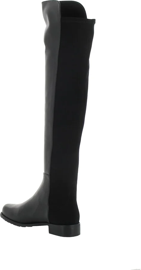 Stuart Weitzman S3999 Black Leather 5050 Boots - Image 3