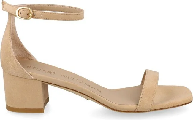 Stuart Weitzman Simplecurve Buckle-Fastened Strap Sandals