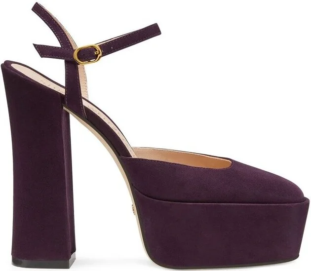 Stuart Weitzman Skyhigh Strapped Platform Pumps