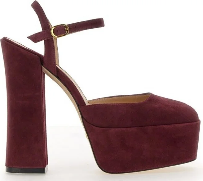 Stuart Weitzman Skyhigh Strapped Platform Pumps