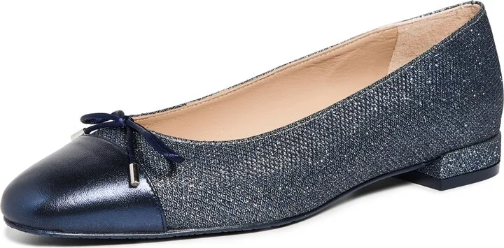Stuart Weitzman Sleek Bow Flats