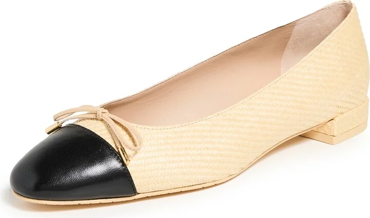 Stuart Weitzman Sleek Bow Flats