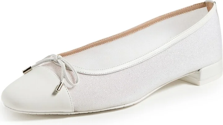 Stuart Weitzman Sleek Bow Flats