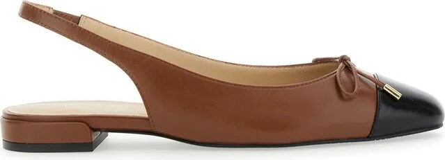 Stuart Weitzman Sleek Bow Slingback Flat