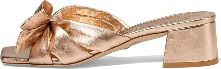 Stuart Weitzman Sofia 45 Slide High Women's Heels Ballet : 5 M, Leather - Image 5