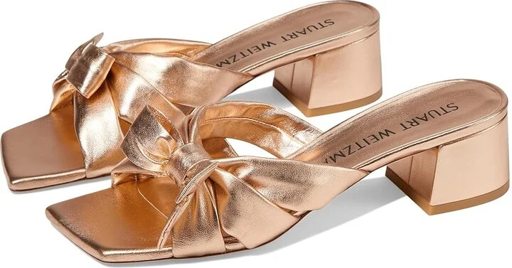 Stuart Weitzman Sofia 45 Slide High Women's Heels Ballet : 5 M, Leather