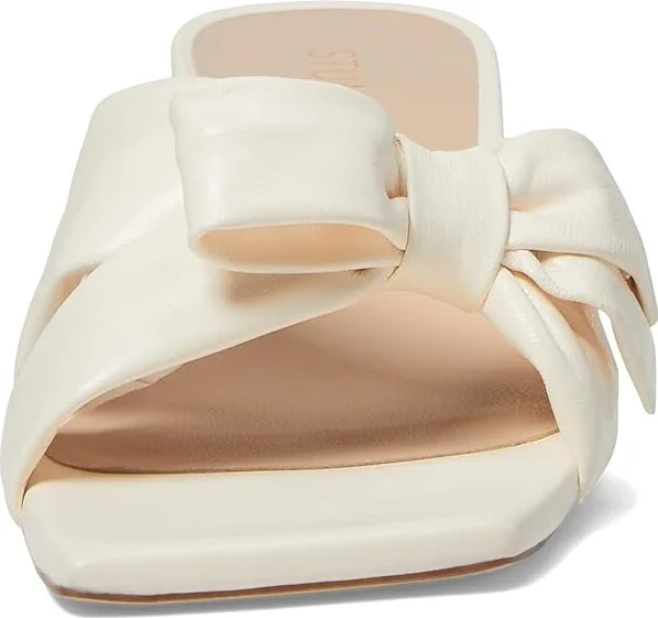 Stuart Weitzman Sofia 45 Slide High Women's Heels Seashell : 6 M, Leather - Image 2