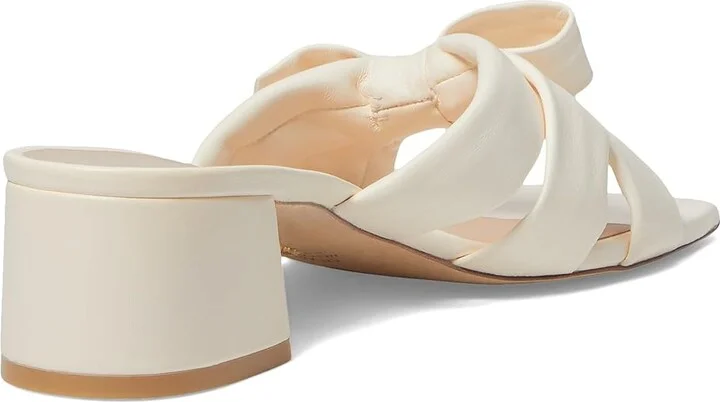 Stuart Weitzman Sofia 45 Slide High Women's Heels Seashell : 6 M, Leather - Image 4