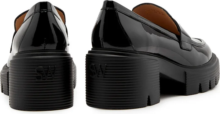 Stuart Weitzman Soho 75 Patent Leather Loafers - Image 3