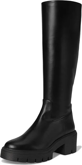 Stuart Weitzman Soho Knee High Boot Women's Shoes Black : 7.5 B, Leather - Image 5