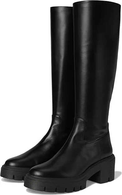 Stuart Weitzman Soho Knee High Boot Women's Shoes Black : 7.5 B, Leather