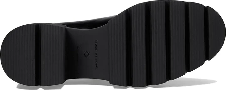 Stuart Weitzman Soho Leighton Mry Jne Women's Flat Shoes Black : 8.5 M, Leather/Rubber - Image 3