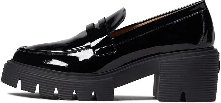 Stuart Weitzman Soho Loafer Women's Shoes Black : 11 B, Leather - Image 5