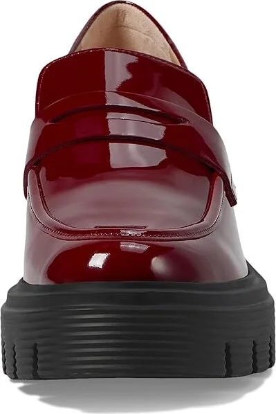 Stuart Weitzman Soho Loafer Women's Shoes Rosewood : 9 B, Leather - Image 2