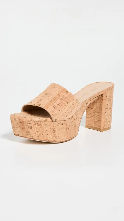 Stuart Weitzman Squarehigh Platform 96 Slides - Image 3