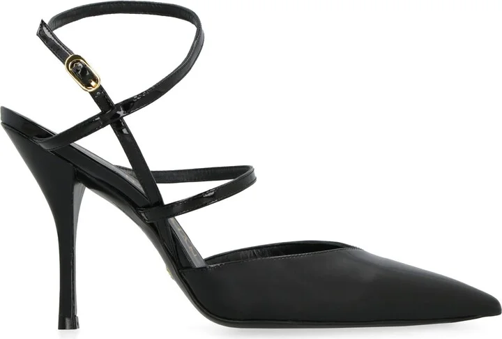 Stuart Weitzman Strapeze Leather Pumps - Image 2