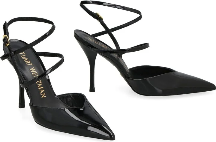 Stuart Weitzman Strapeze Leather Pumps - Image 3