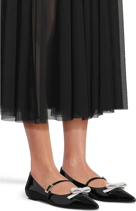 Stuart Weitzman Strt Felicity Mry Jne High Women's Heels Black/Cream : 7.5 M, Leather - Image 2