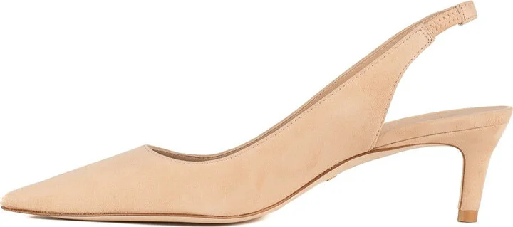 Stuart Weitzman Stuart 50 Slingback Pump Beige - Image 2