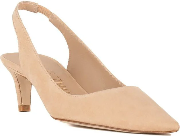 Stuart Weitzman Stuart 50 Slingback Pump Beige - Image 3
