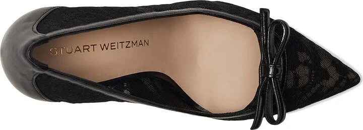 Stuart Weitzman Stuart Felicity 85 High Women's Heels Black : 11 M, Leather - Image 2