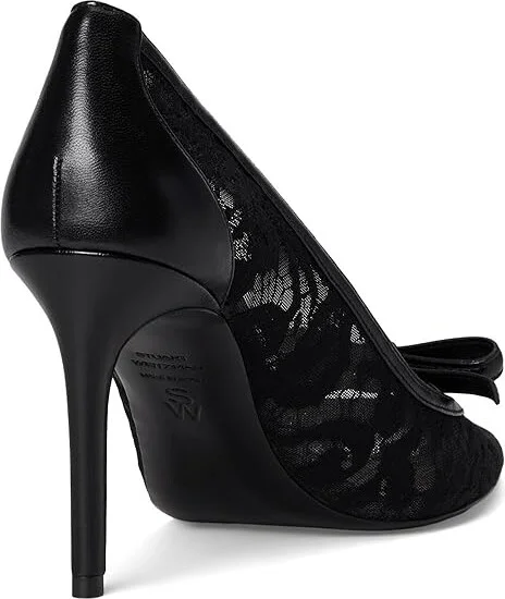 Stuart Weitzman Stuart Felicity 85 High Women's Heels Black : 11 M, Leather - Image 4
