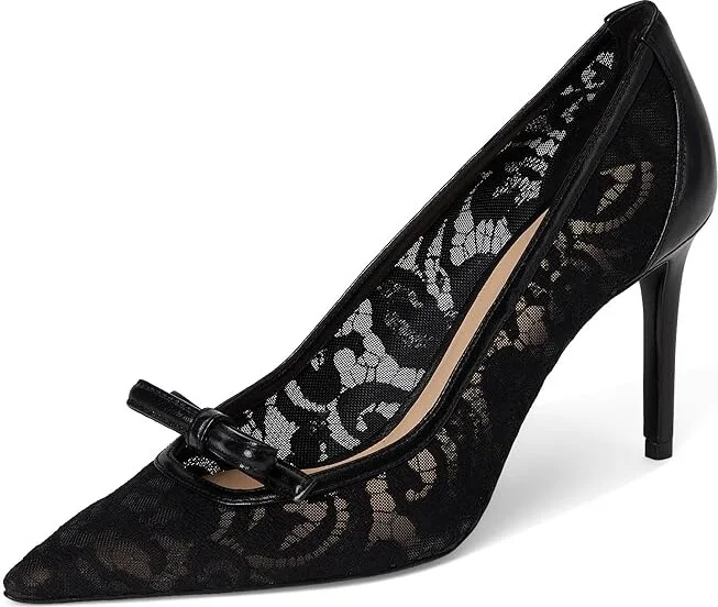 Stuart Weitzman Stuart Felicity 85 High Women's Heels Black : 11 M, Leather - Image 5