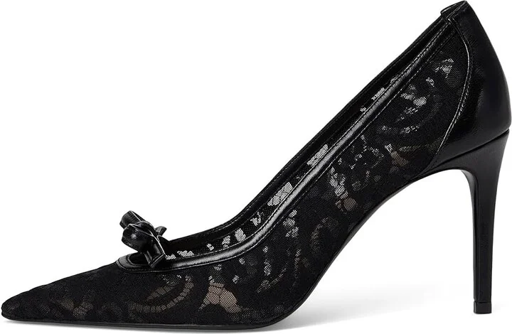 Stuart Weitzman Stuart Felicity 85 High Women's Heels Black : 11 M, Leather - Image 6