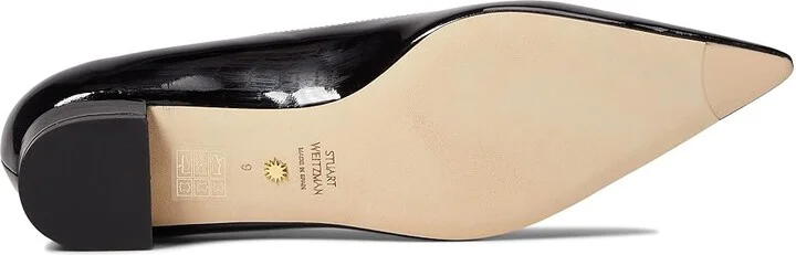 Stuart Weitzman Stuart Flat Women's Shoes Black : 6 B, Leather - Image 3