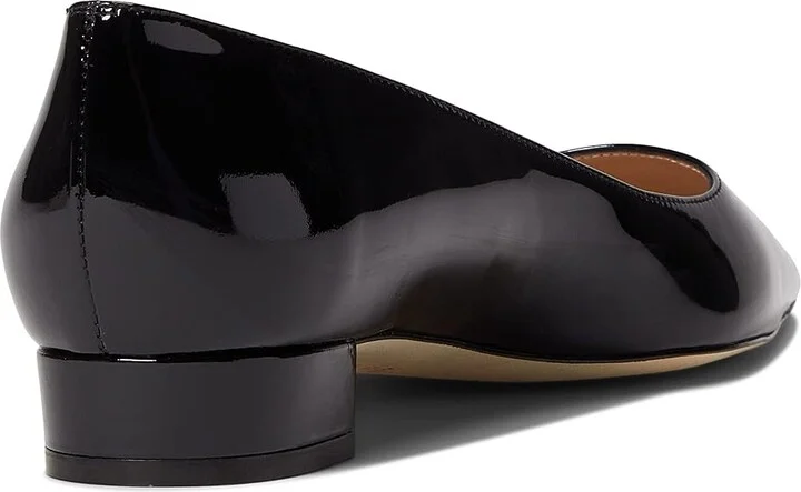Stuart Weitzman Stuart Flat Women's Shoes Black : 6 B, Leather - Image 4